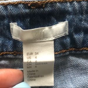 High waisted Denim shorts